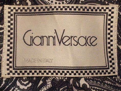 buy vintage versace|vintage gianni versace label.